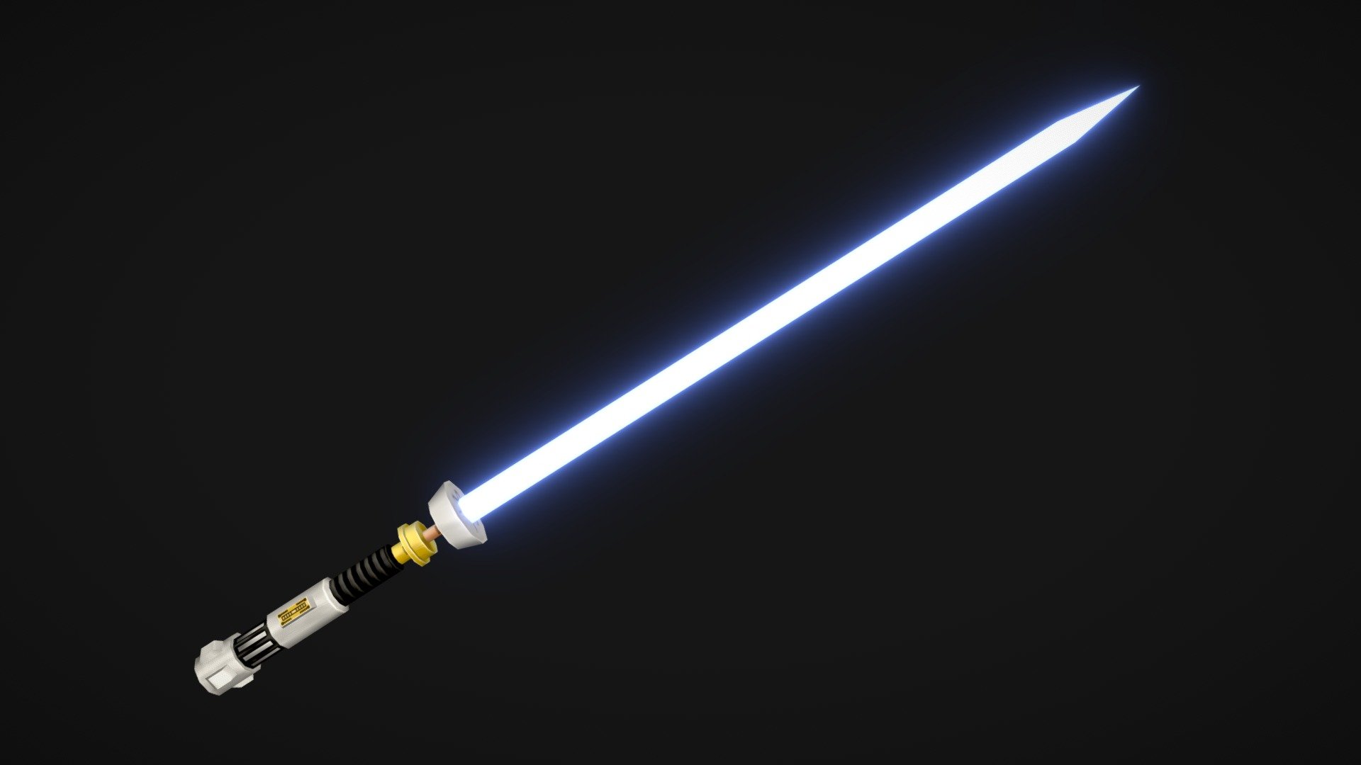 ObiWan Kenobi's Lightsaber Download Free 3D model by Greggory_Fisher