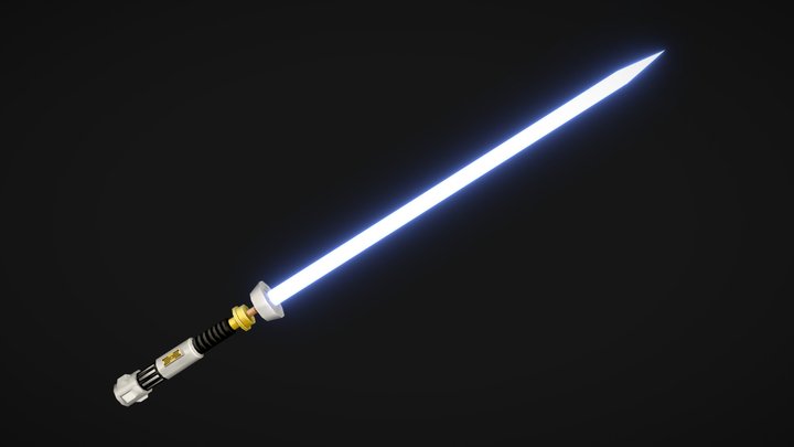 Obi-Wan Kenobi's Lightsaber 3D Model