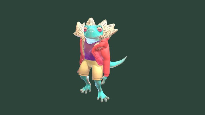 Caleb Contrapasto Pose 3D Model