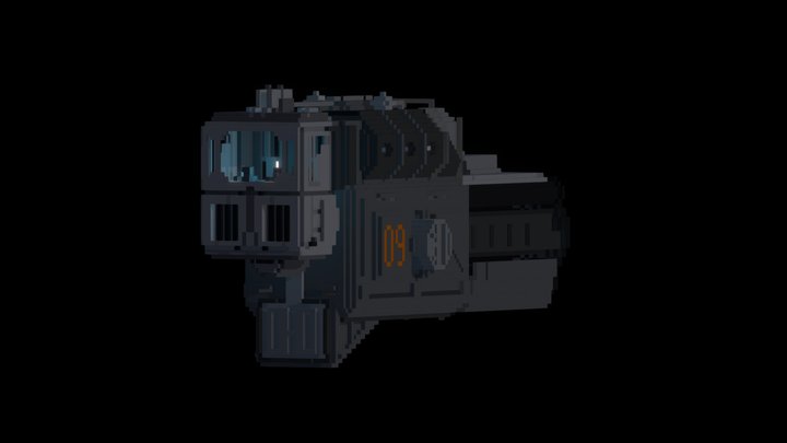 Spaceship 09 3D Model