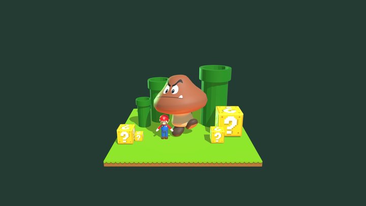 1131448020-古珈欣-Mario 3D Model