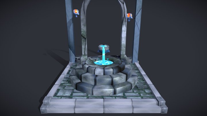 Tower Cycle Props and Architecture 3D Model