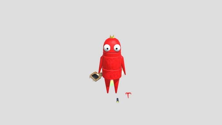 Mibot R.E.P.O Player 3D Model