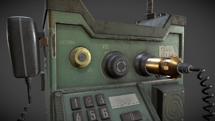Radio System Device 3D Model