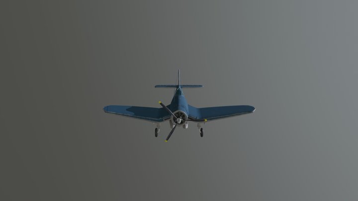 Corsair F4U 3D Model