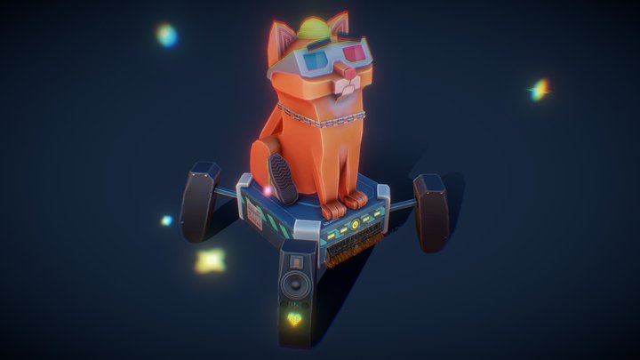 Quad The Cat 3D Model