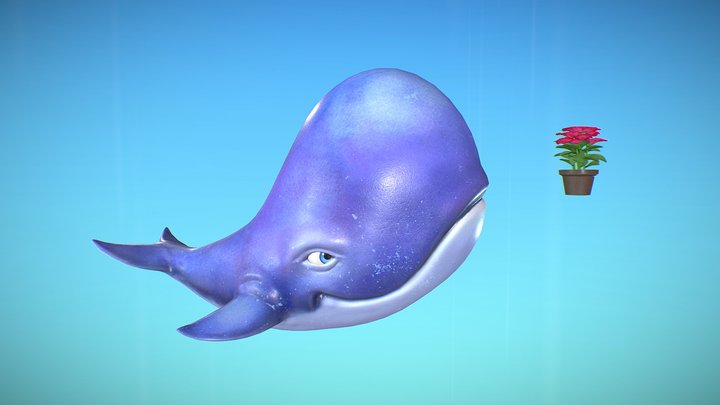 Сachalot and Petunia 3D Model