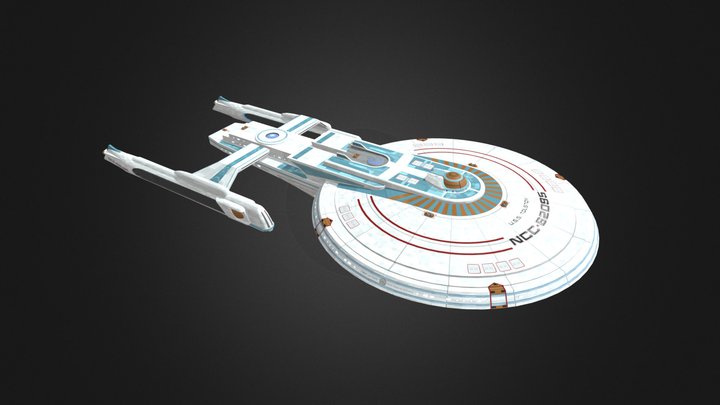 Rigel class deep space reconnaissance vessel 3D Model