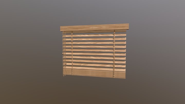 Wooden Blind 3D Model