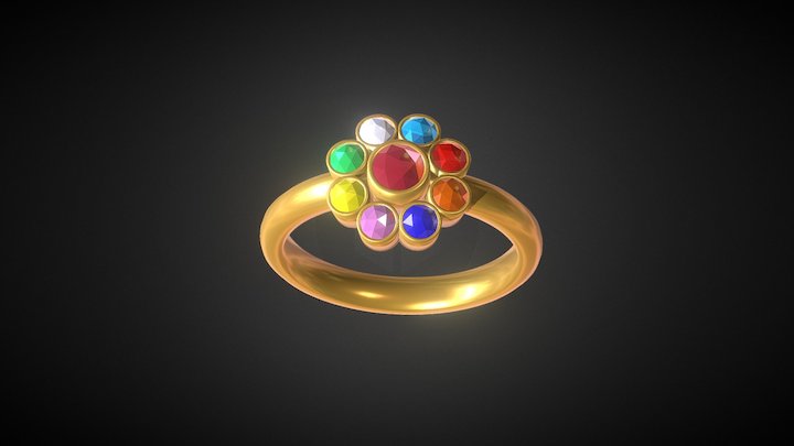 NovRender 13 - Ring 3D Model