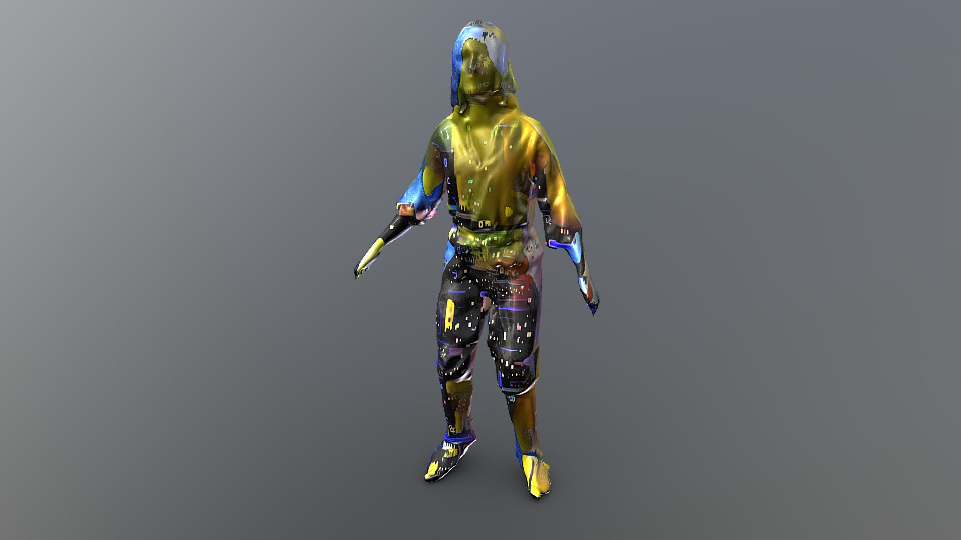 ICON's image to mash + deep style transfer