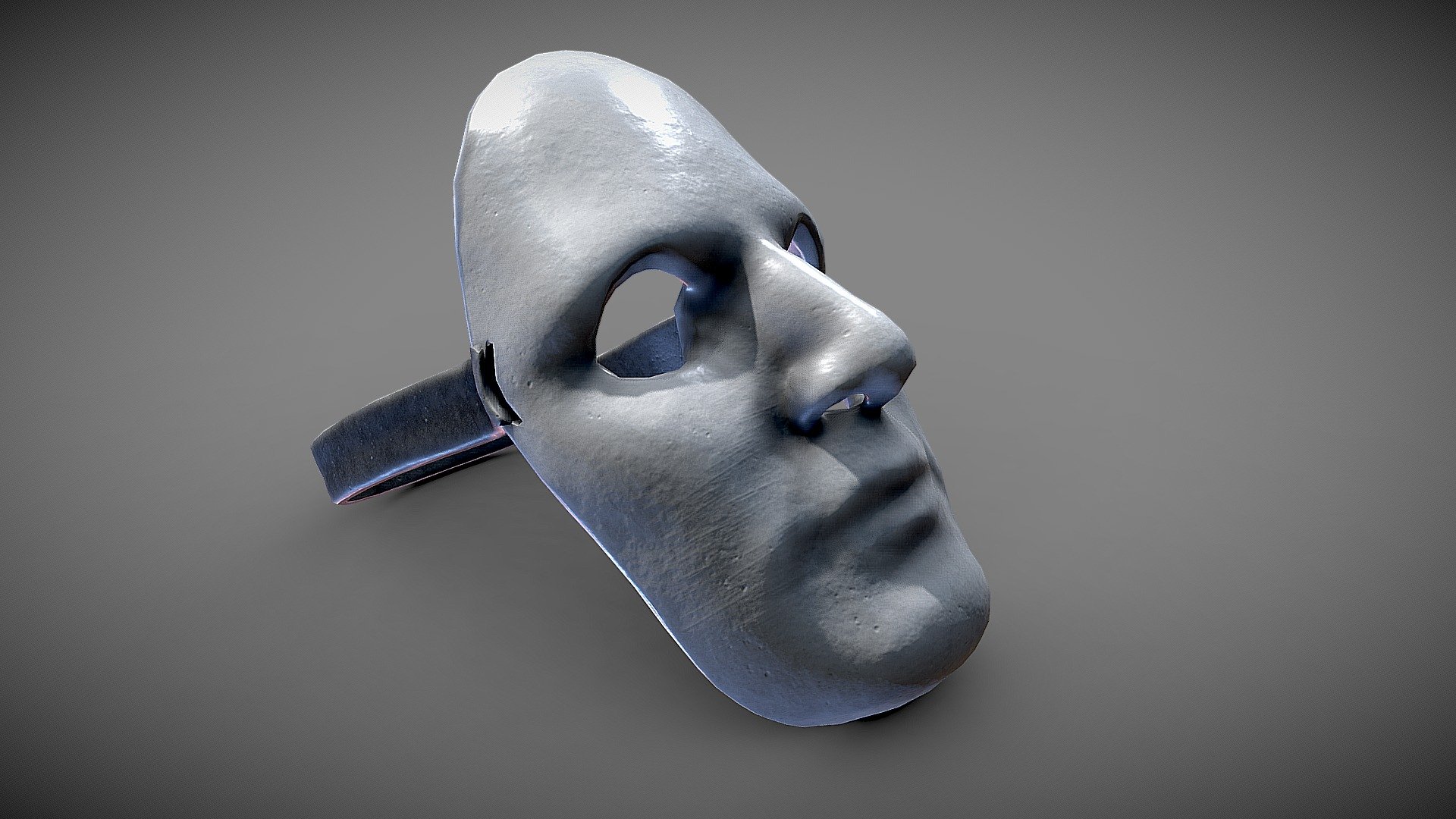 Wirwar Kansen spier White Mask - Download Free 3D model by Shedmon (@shedmon) [c0d8590]