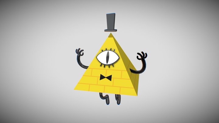Bill Cypher - Gravity Falls 3D Model