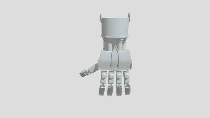 VI_ Gauntlet_LOW-POLY_LEONEL_QUINTEROS 3D Model