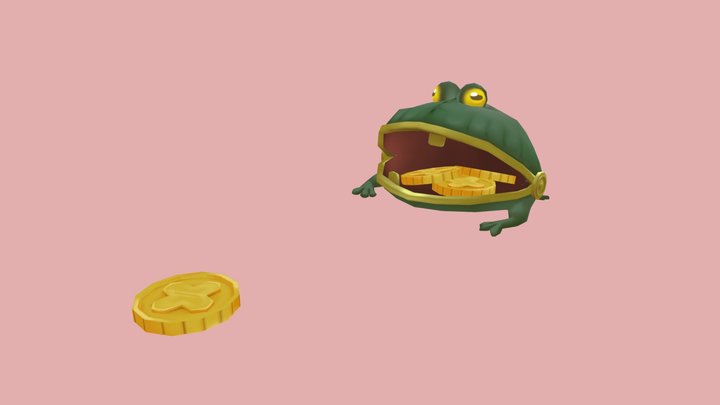 Froggy Coin Purse Mimic 3D Model