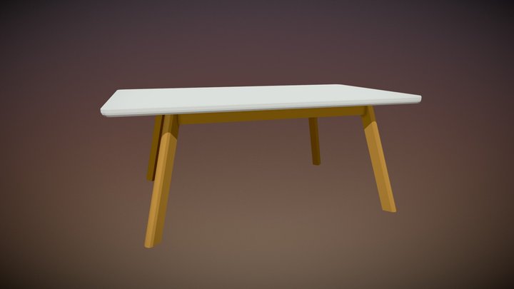 Household Props Challenge - Day02 Table 3D Model