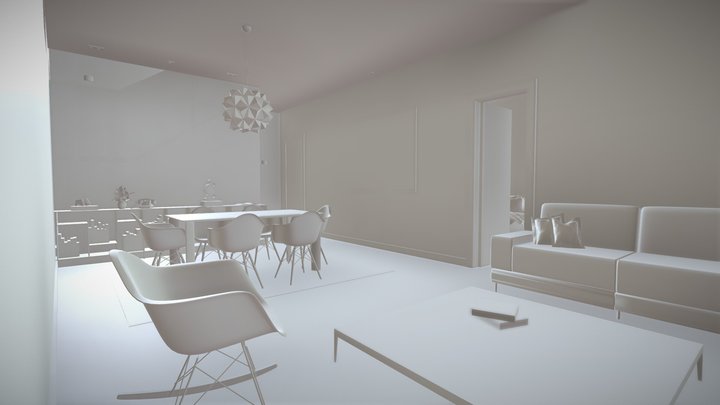 Diseño interior 3D Model