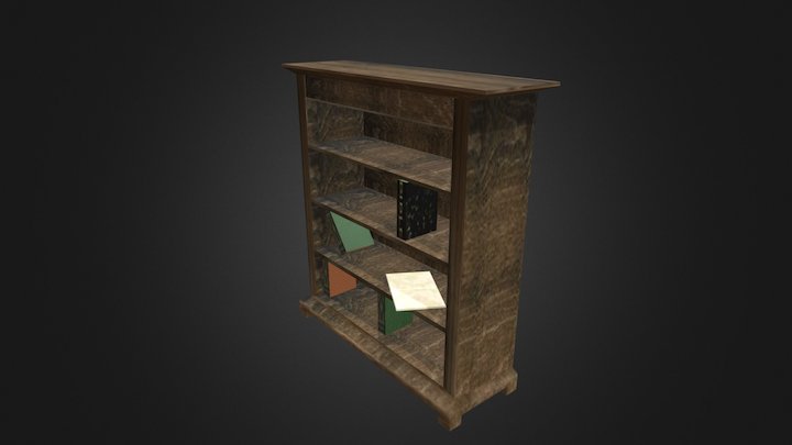 Book Case 3D Model