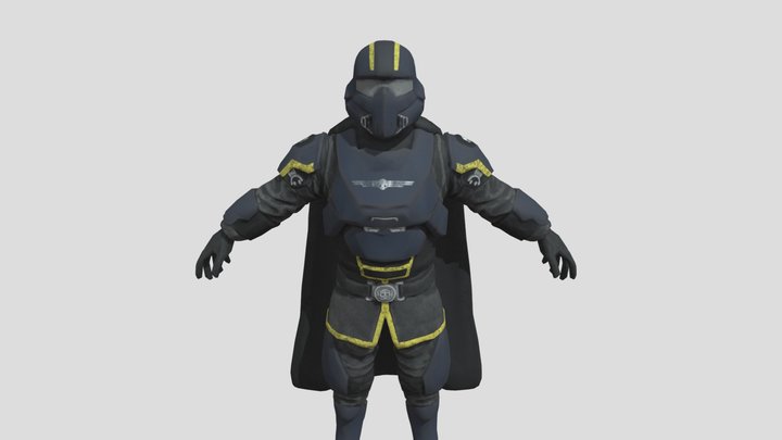 A helldiver 3D Model