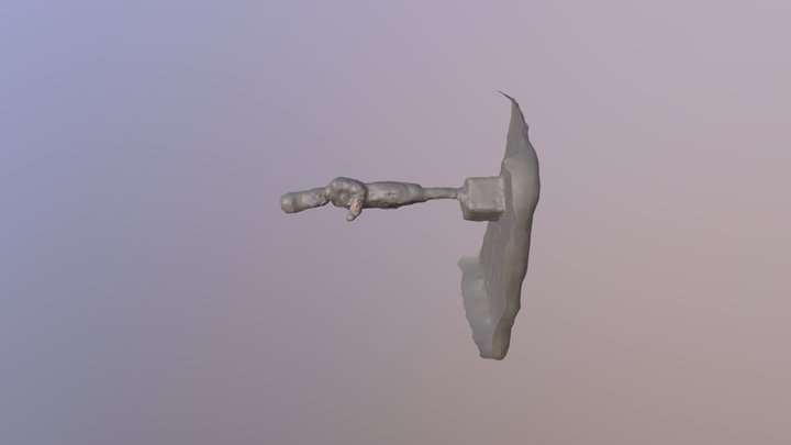 La Trobe Statue Melbourne4 3D Model