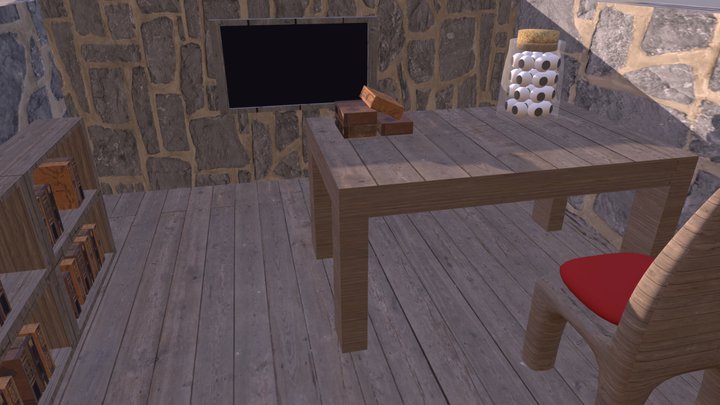Medieval room 3D Model