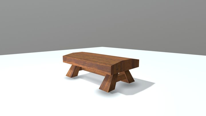 W Table 3D Model