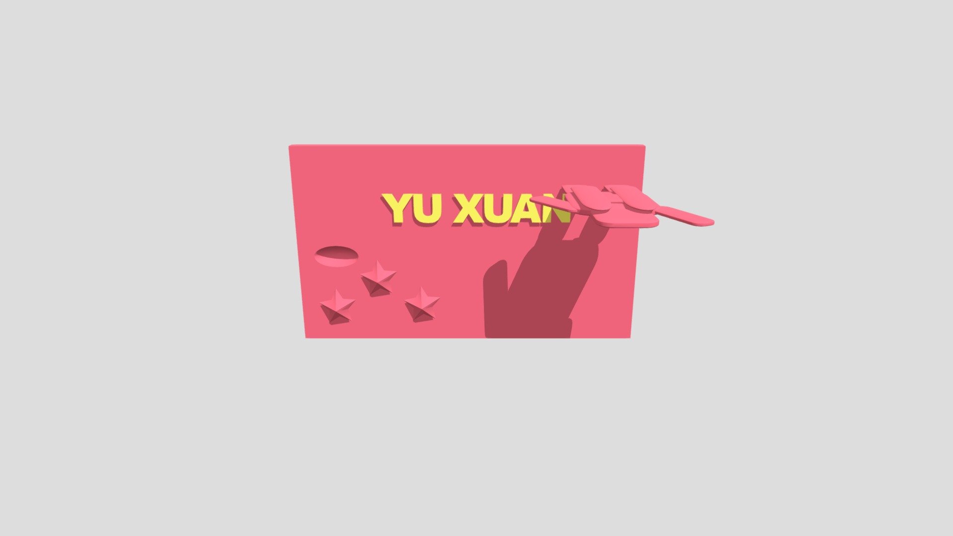 Name Keychain Verance Goh Yu Xuan