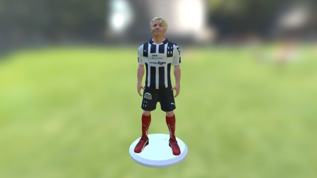 Futbolista 3D Model