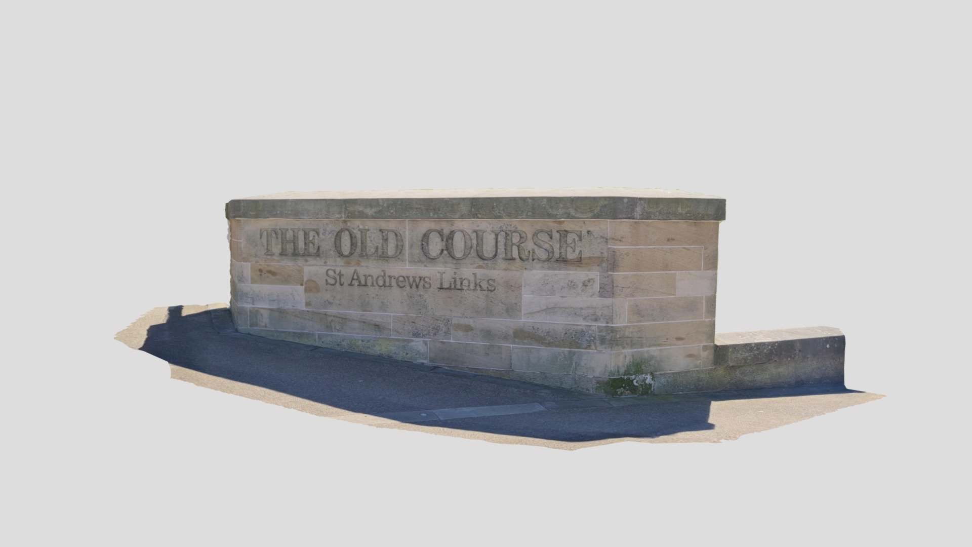 Old Course, St Andrews Link sign