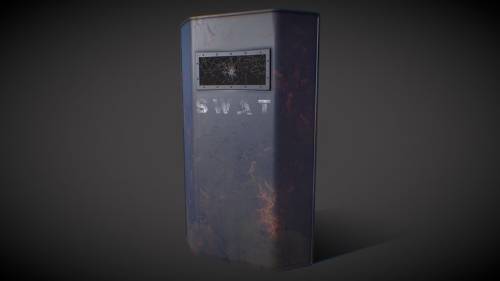 Riot Shield 3D Model