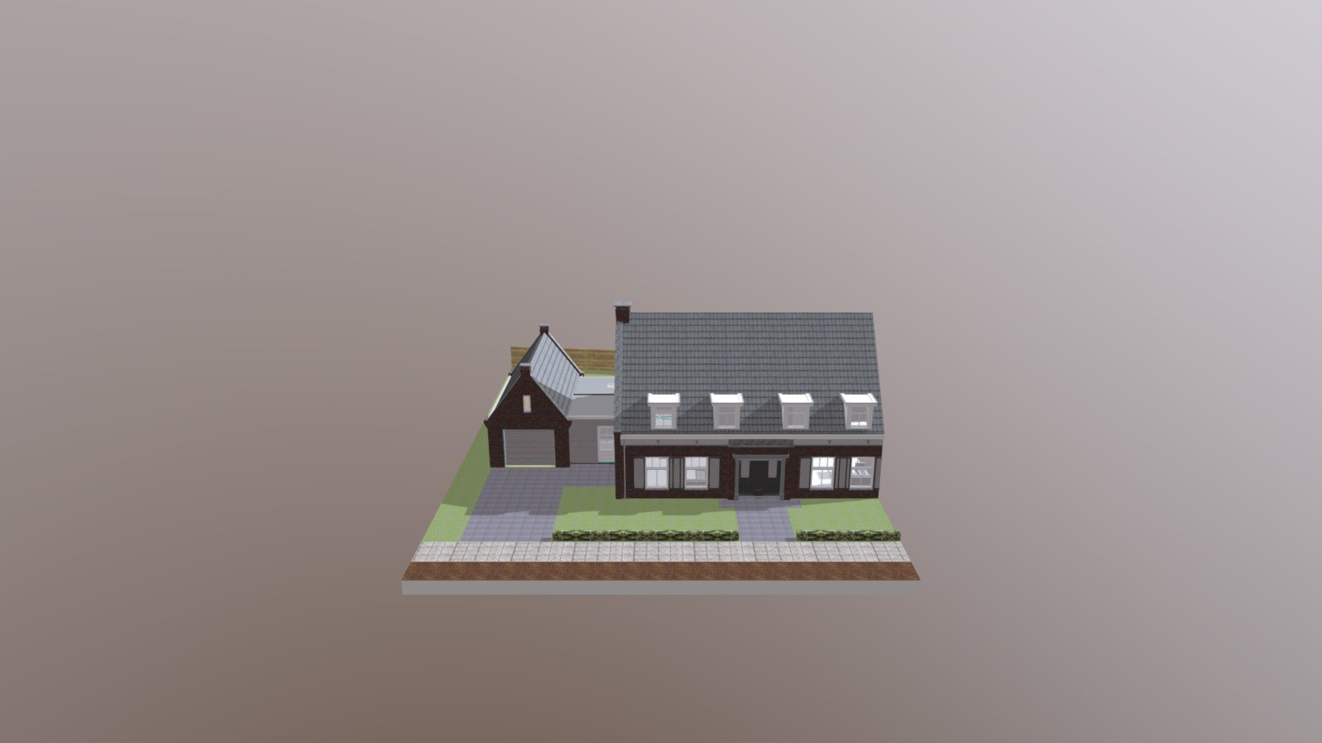Woning - 3D model by Jeroenbrands [c0e1b82] - Sketchfab