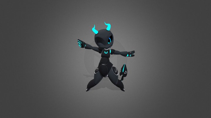 I-MP-5 Idle Animation 3D Model