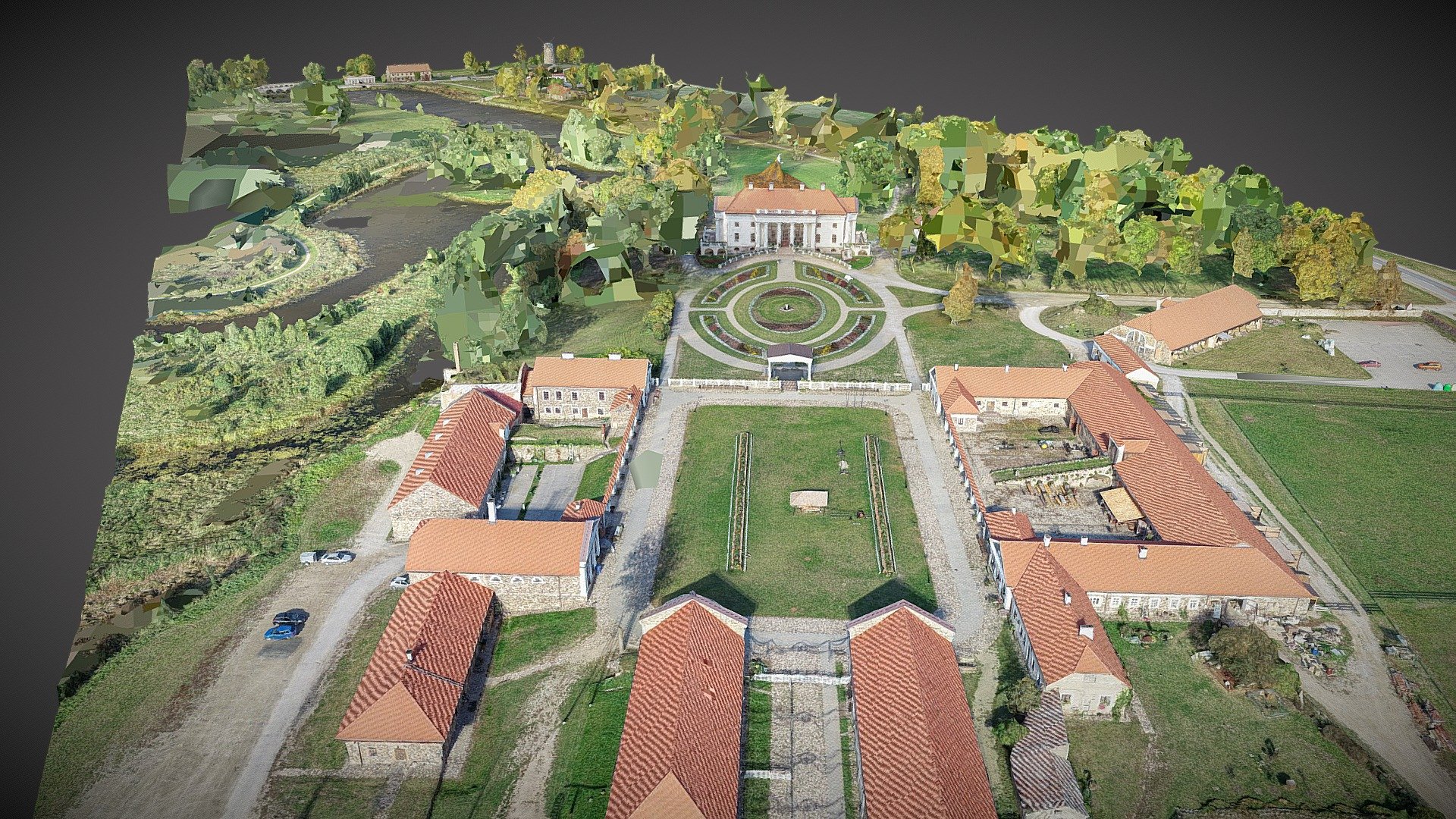 Pakruojis manor - 3D model by Saulius.Zaura [c0e2435] - Sketchfab