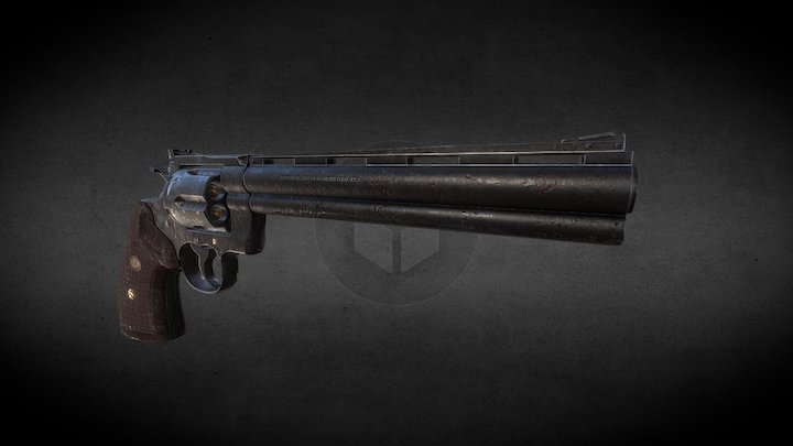 Colt Python 3D Model