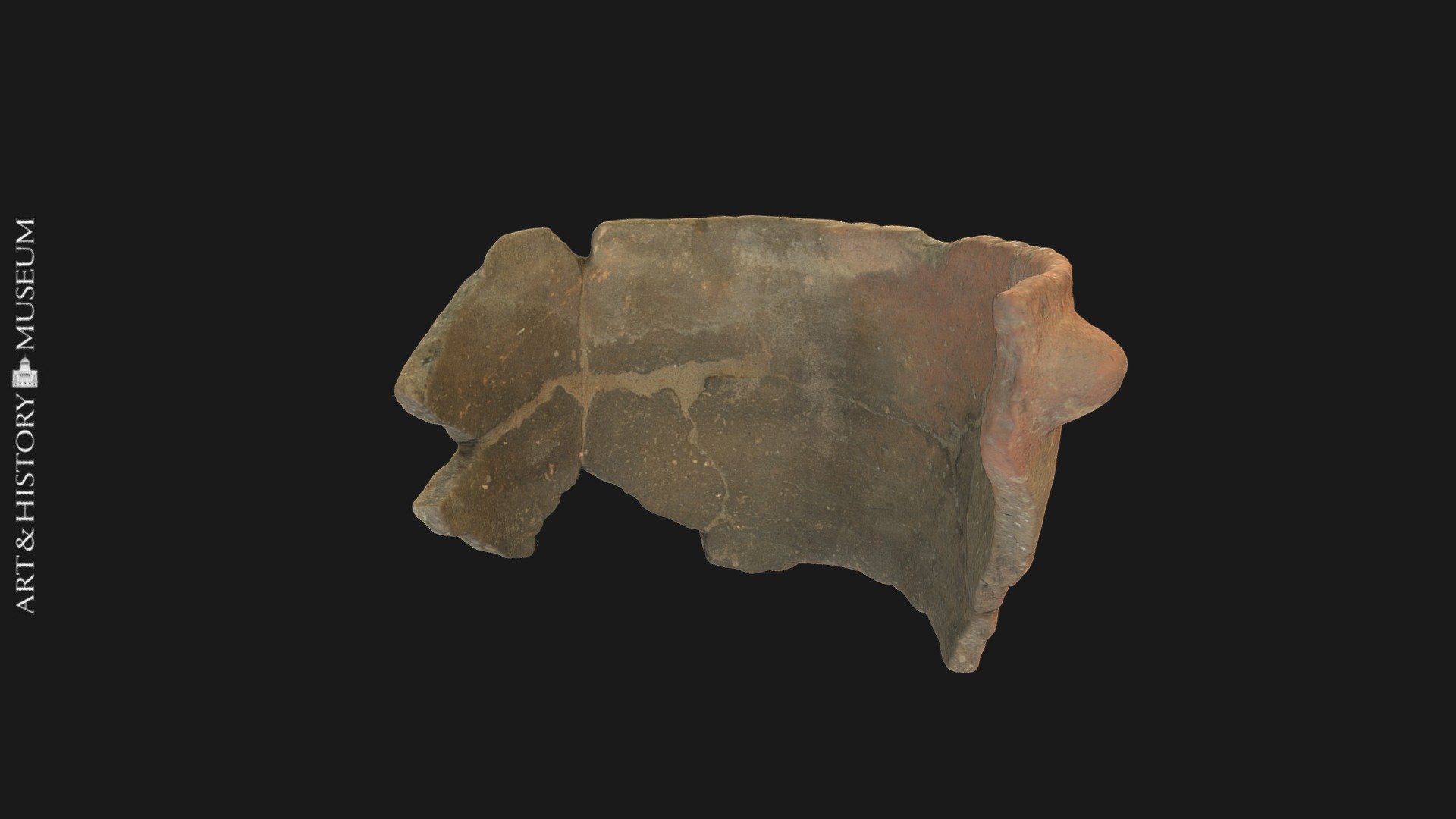 Fragment of a pot with straight wall