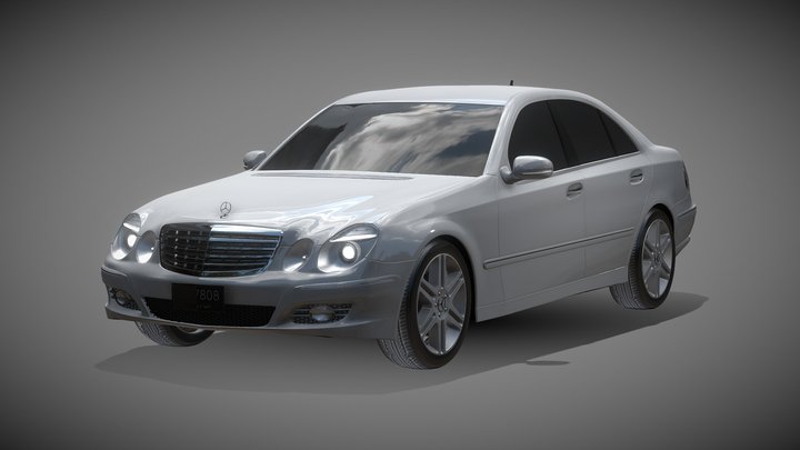 Mercedes-Benz E-Class W211 E200 Kompressor 3D Model