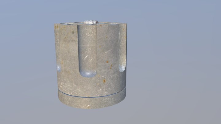 Revolver Cylinder 3D Model