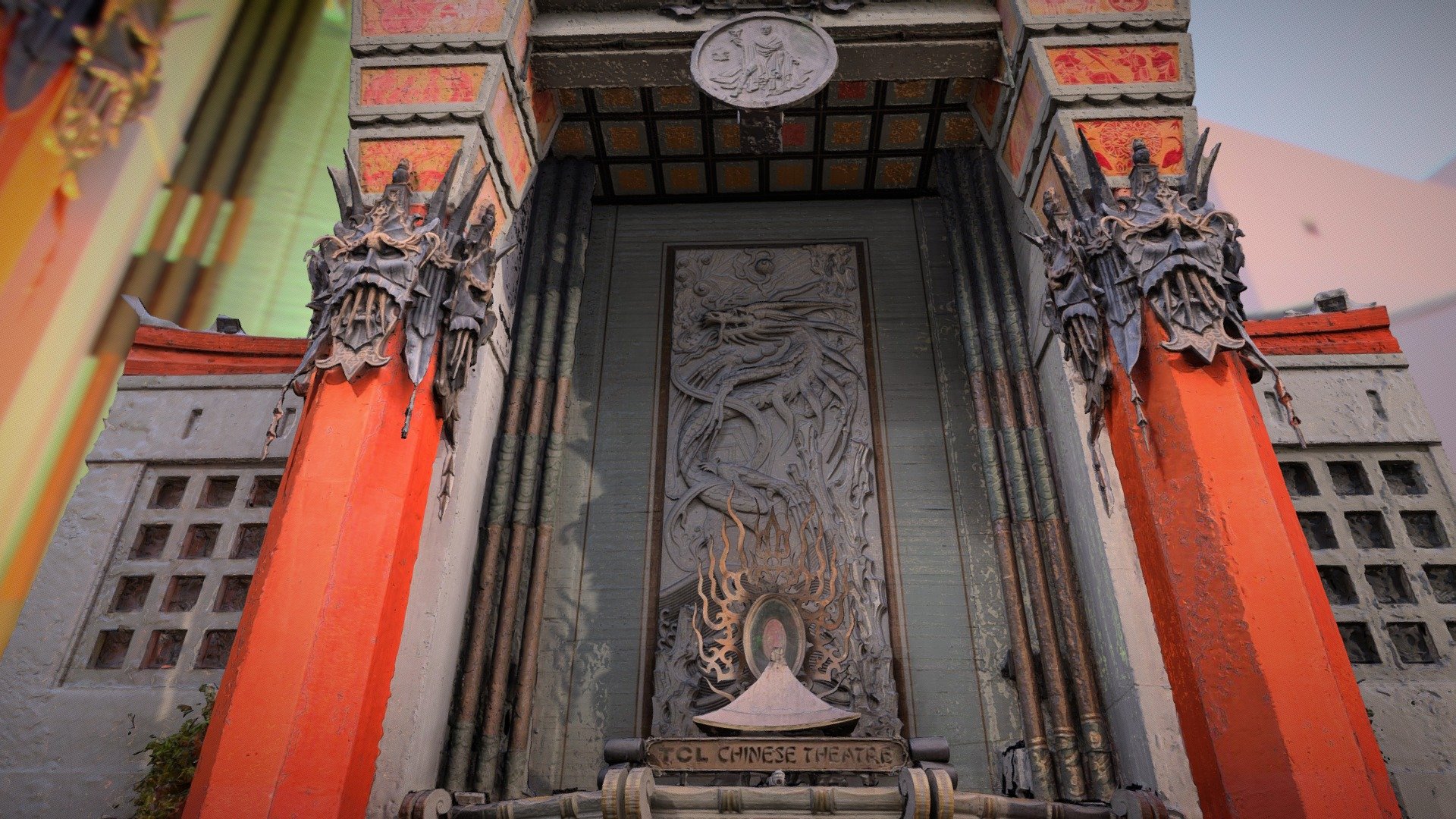 The Grauman’s Chinese Theatre in Hollywood.