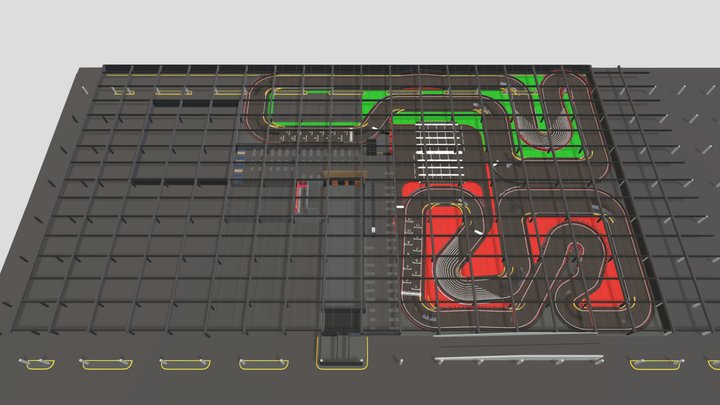 KARTING-PARK-V7 3D Model