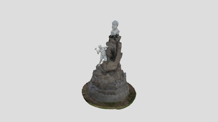 Monumento a Quintino Sella_Iglesias 3D Model