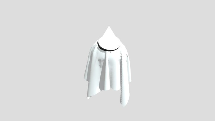 Haoween Ghost Fbx 3D Model