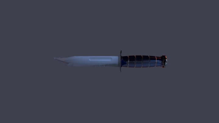 Knife LP 3D Model