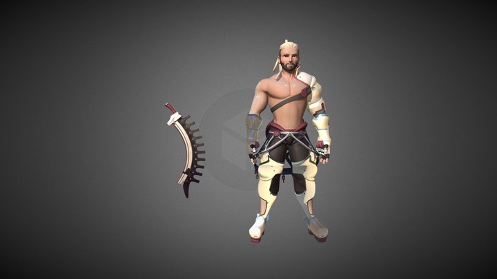 Textured Model | A.D.A.M | Art of Sleep Walkers 3D Model