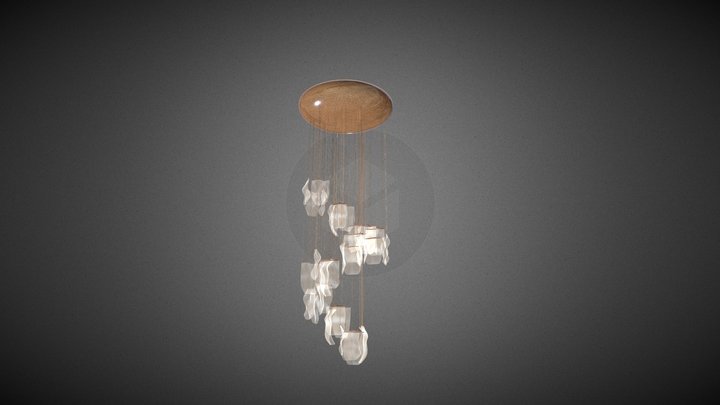 Crystal Chandelier 3D Model