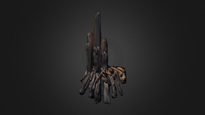 Candle Couture (Black) 3D Model