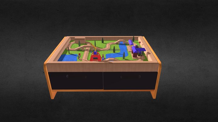 Train Final 3D Model