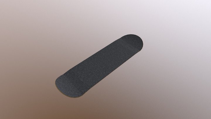 Sk8, Meu Escritório é Na Praia 3D Model