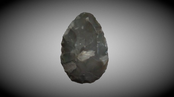 Replica 48 Acheulean Handaxe 3D Model