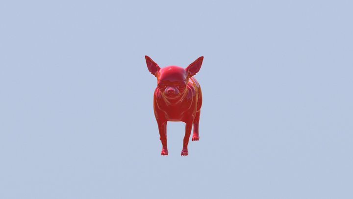 Chihuahua red 3D Model