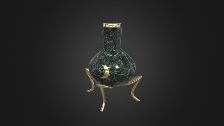Moon potion flask 3D Model